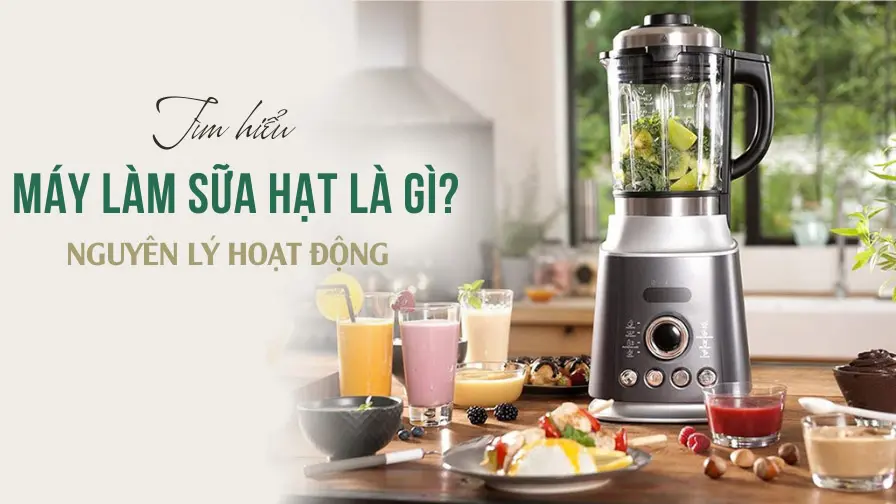 Máy xay sữa hạt là gì